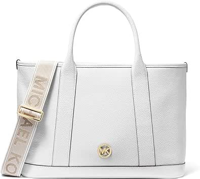 Michael Kors Luisa Medium Satchel, Optic White 